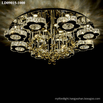 crystal dimmable chandelier led modern ceiling light fitting